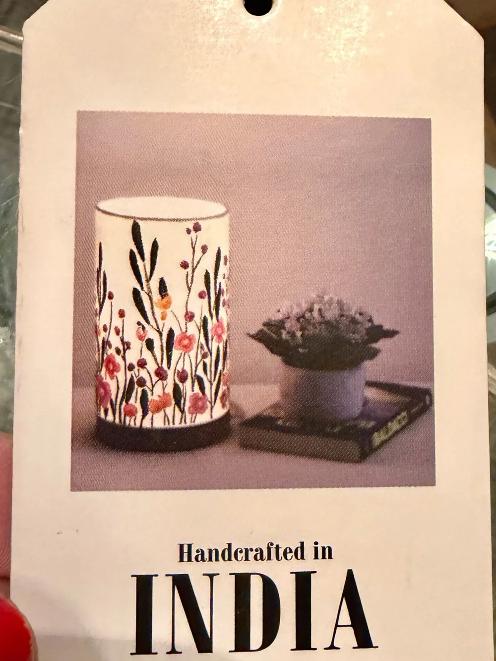 NEW India fabric embroidered Floral Botanical Cylinder Table Lamp Shade Floral.